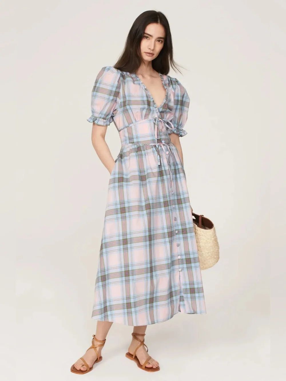 Hill House Home Plaid Sabrina Dress